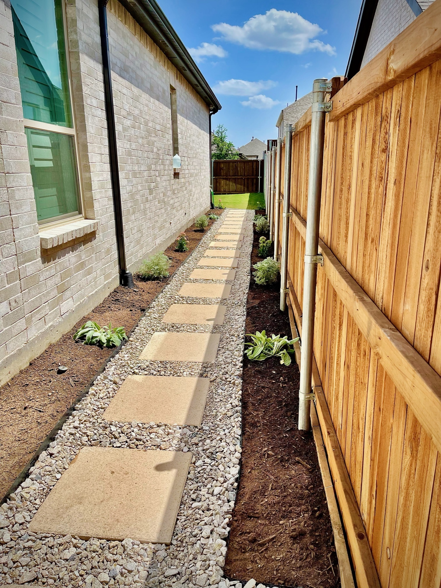 Remodeled Side Patio